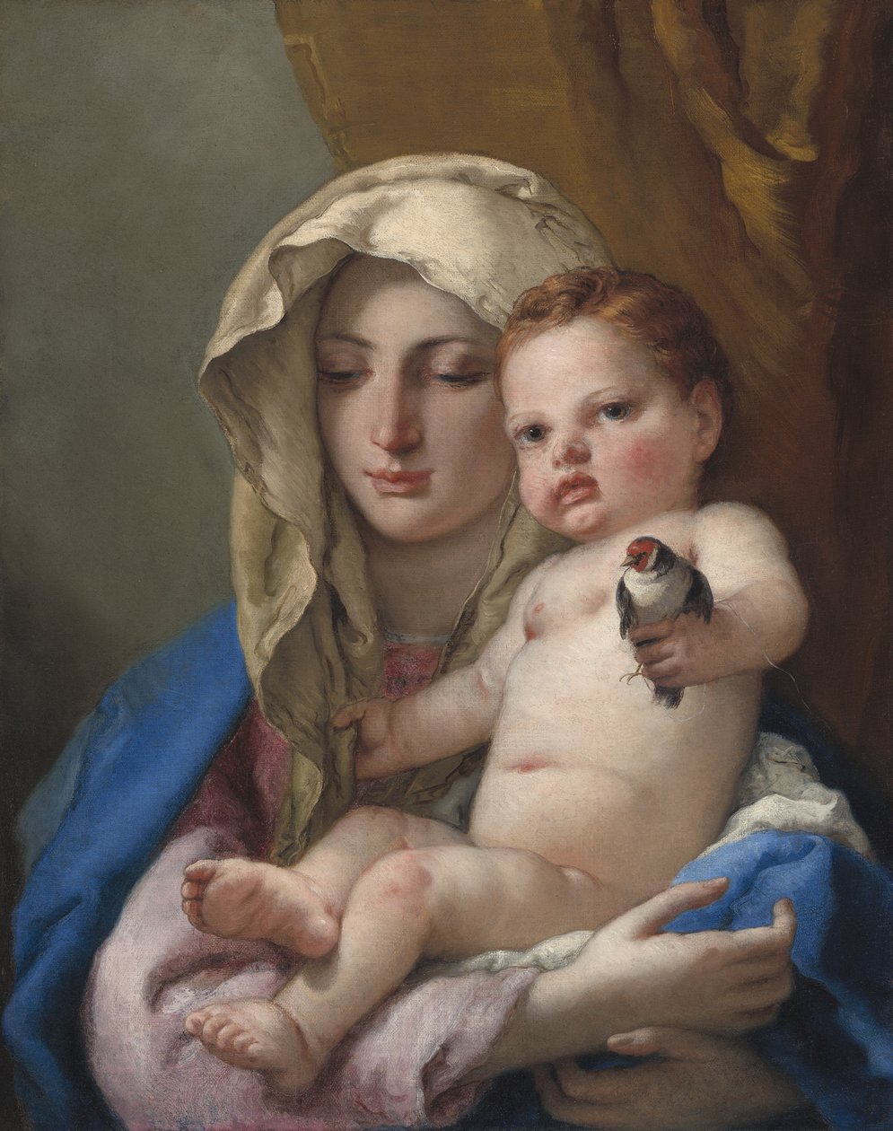 Madonna av gullfinken, ca. 1767-70 av Giovanni Battista Tiepolo