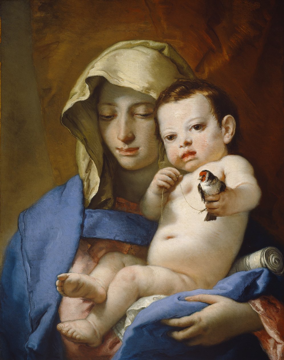 Madonna av gullfinken, ca. 1767-70 av Giovanni Battista Tiepolo