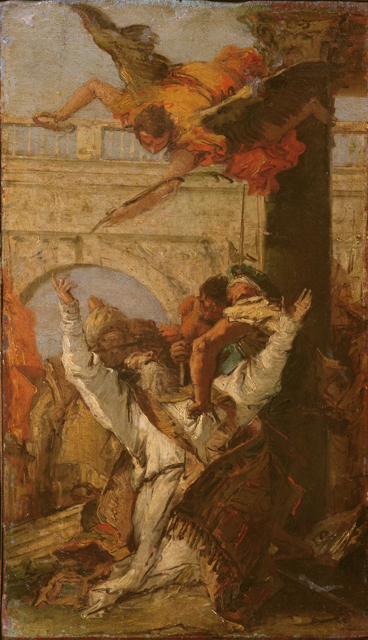 Martyrium av St. John, biskop av Bergamo av Giovanni Battista Tiepolo