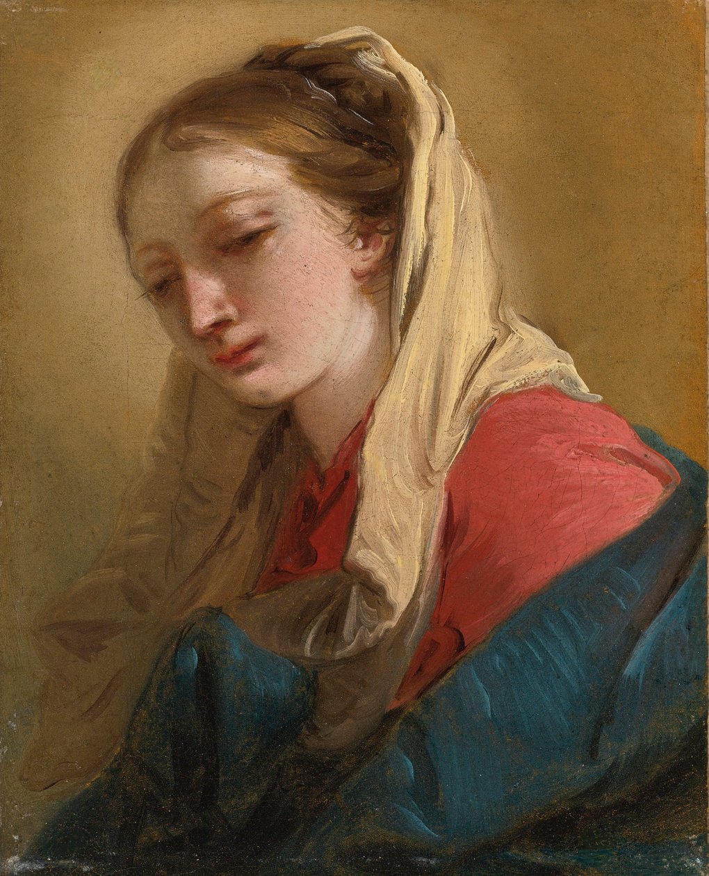 Maria Magdalena tilslørt i hvitt av Giovanni Battista Tiepolo