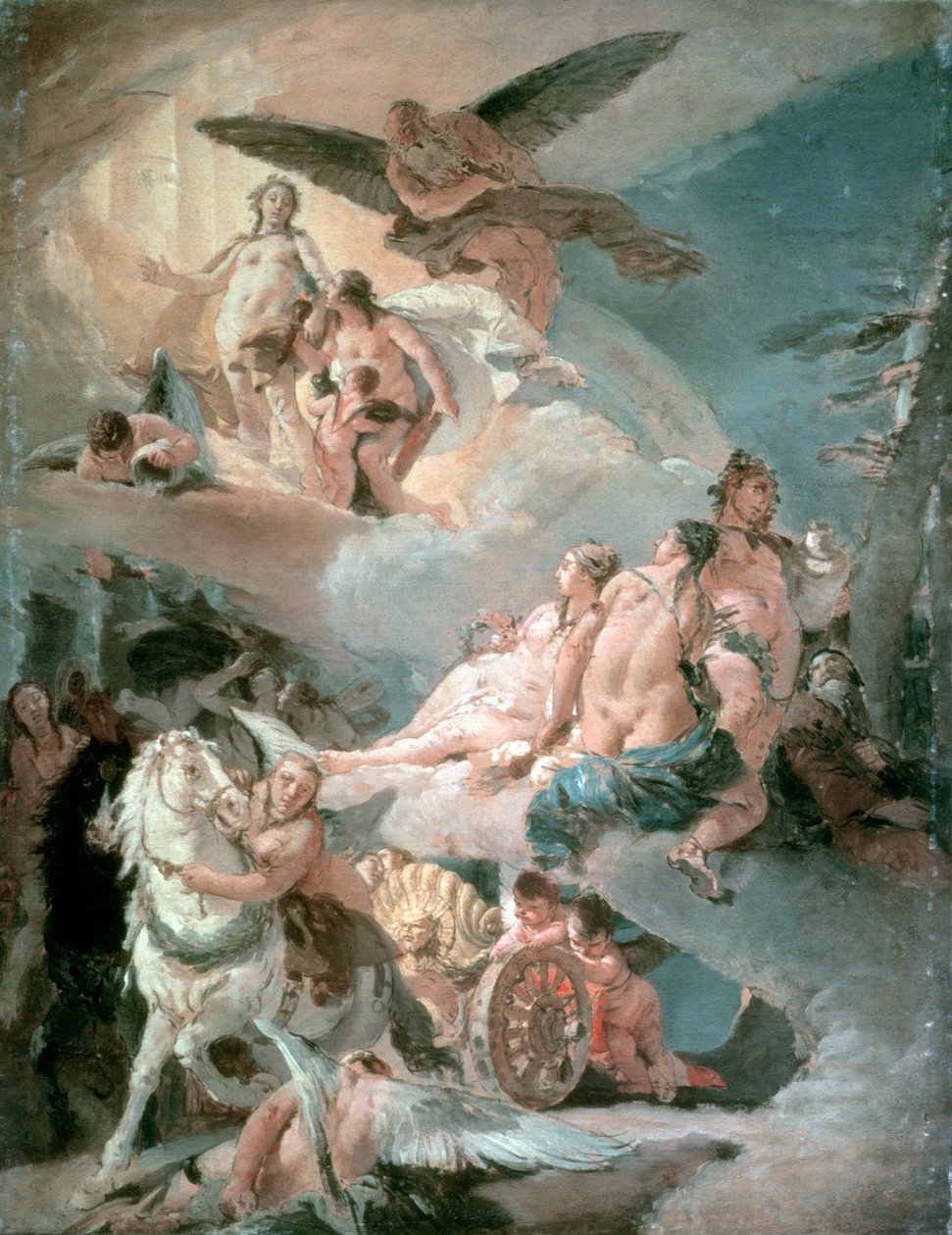 Phaethon og Apollo av Giovanni Battista Tiepolo