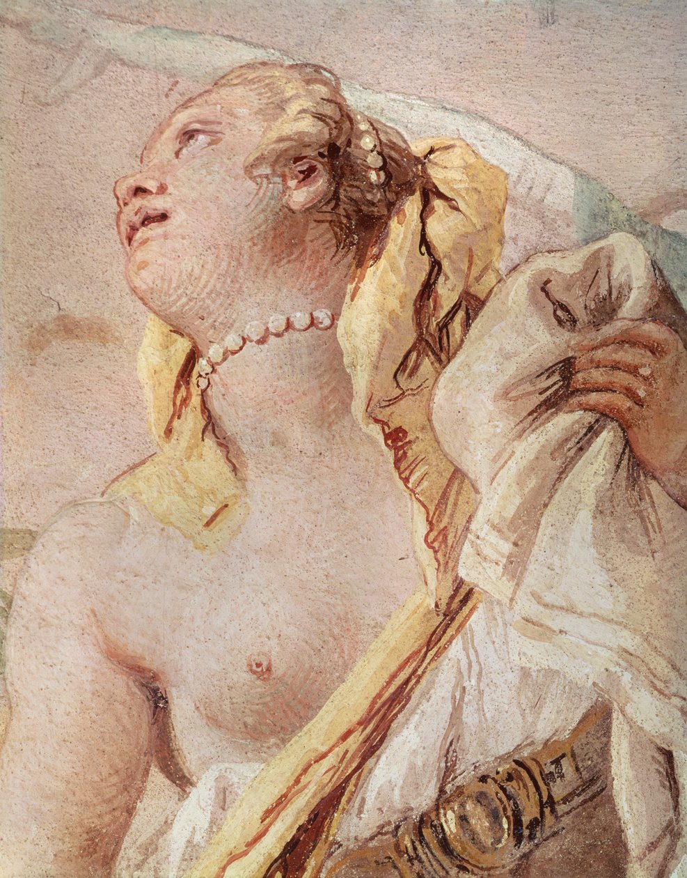 Rinaldo Abandoning Armida, detalj av Armida, fra 