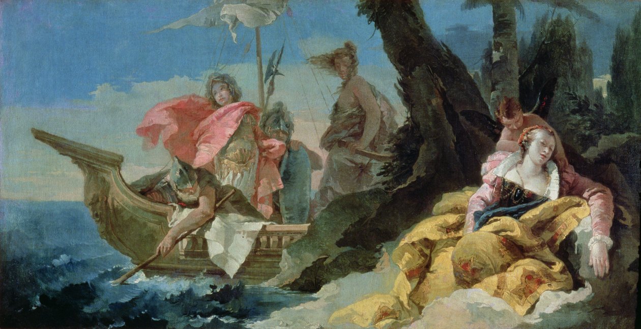 Rinaldo forlater Armida av Giovanni Battista Tiepolo