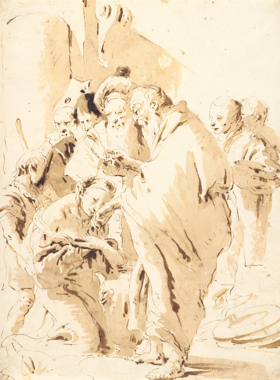 St. Prosdocimus døper St. Giustina av Giovanni Battista Tiepolo