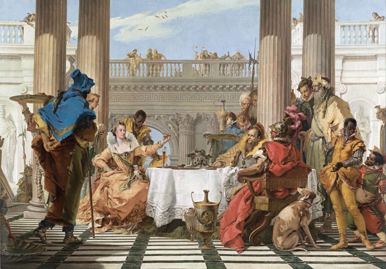 Banketten til Cleopatra av Giovanni Battista Tiepolo