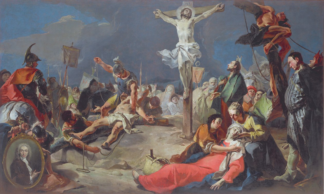 Korsfestelsen, 1724-25 av Giovanni Battista Tiepolo