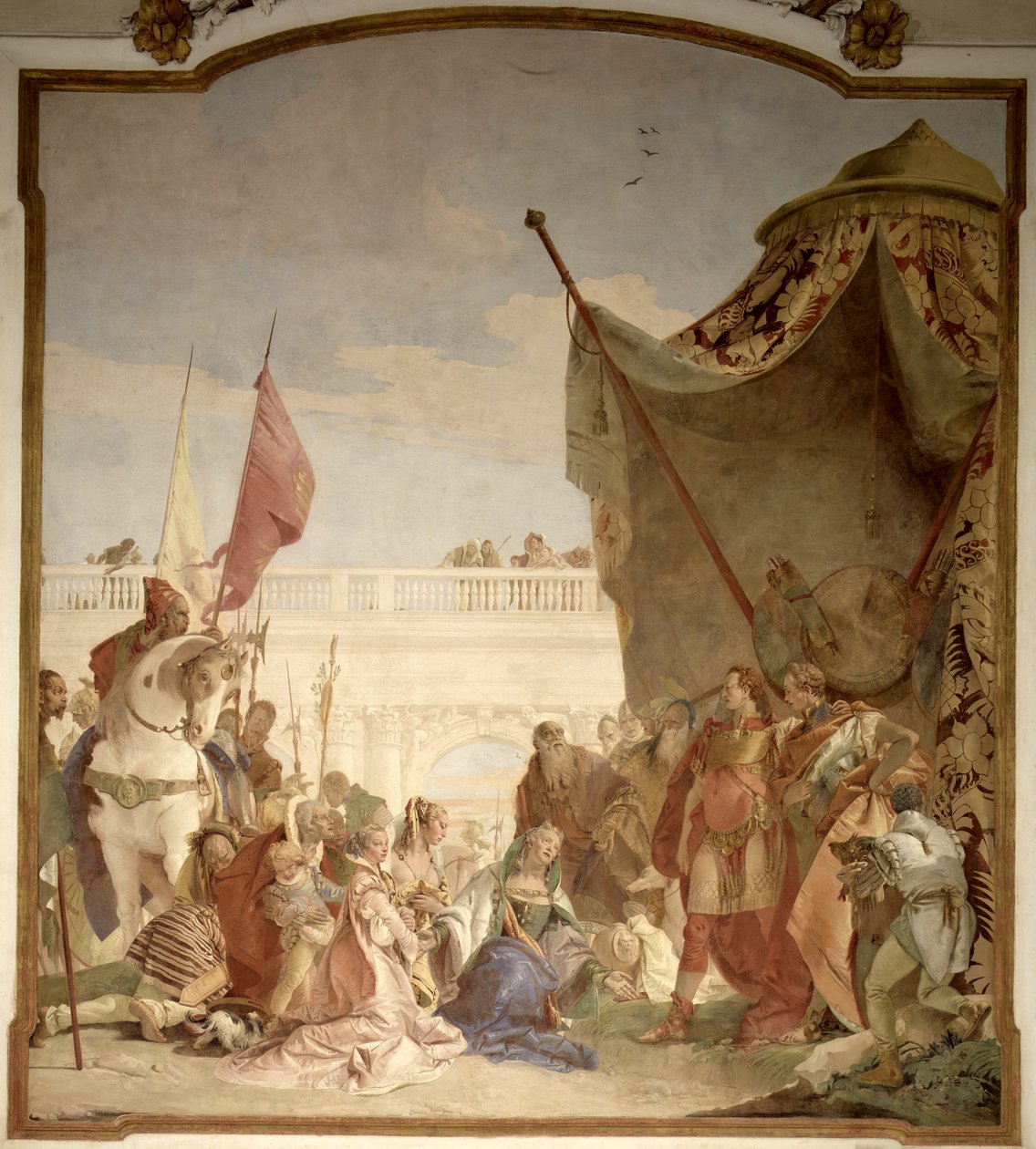 Familien til Darius før Alexander av Giovanni Battista Tiepolo