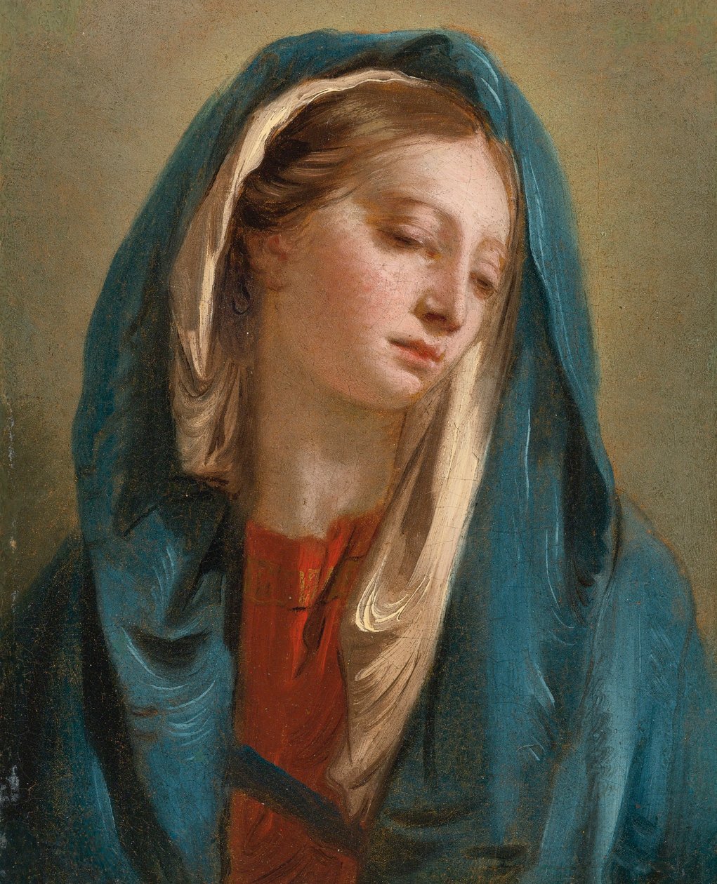 Madonna vender fremover av Giovanni Battista Tiepolo