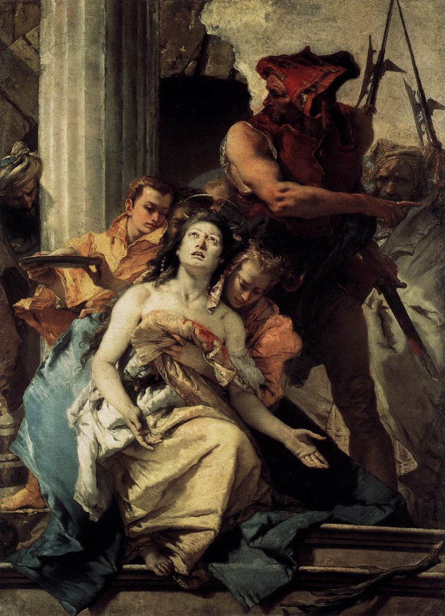 Martyrskapet til St. Agatha av Giovanni Battista Tiepolo