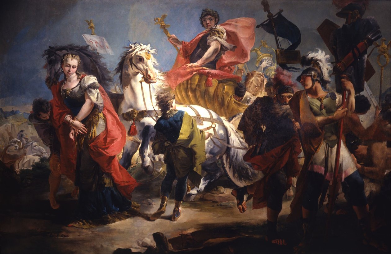 Triumf av Aureliano av Giovanni Battista Tiepolo