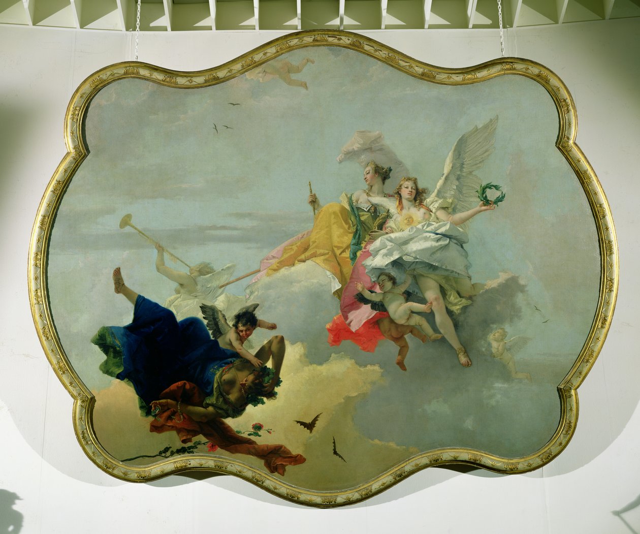 Triumf av dyd og adel av Giovanni Battista Tiepolo
