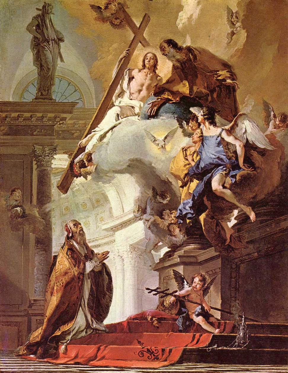 Visjon av pave Clemens av Giovanni Battista Tiepolo