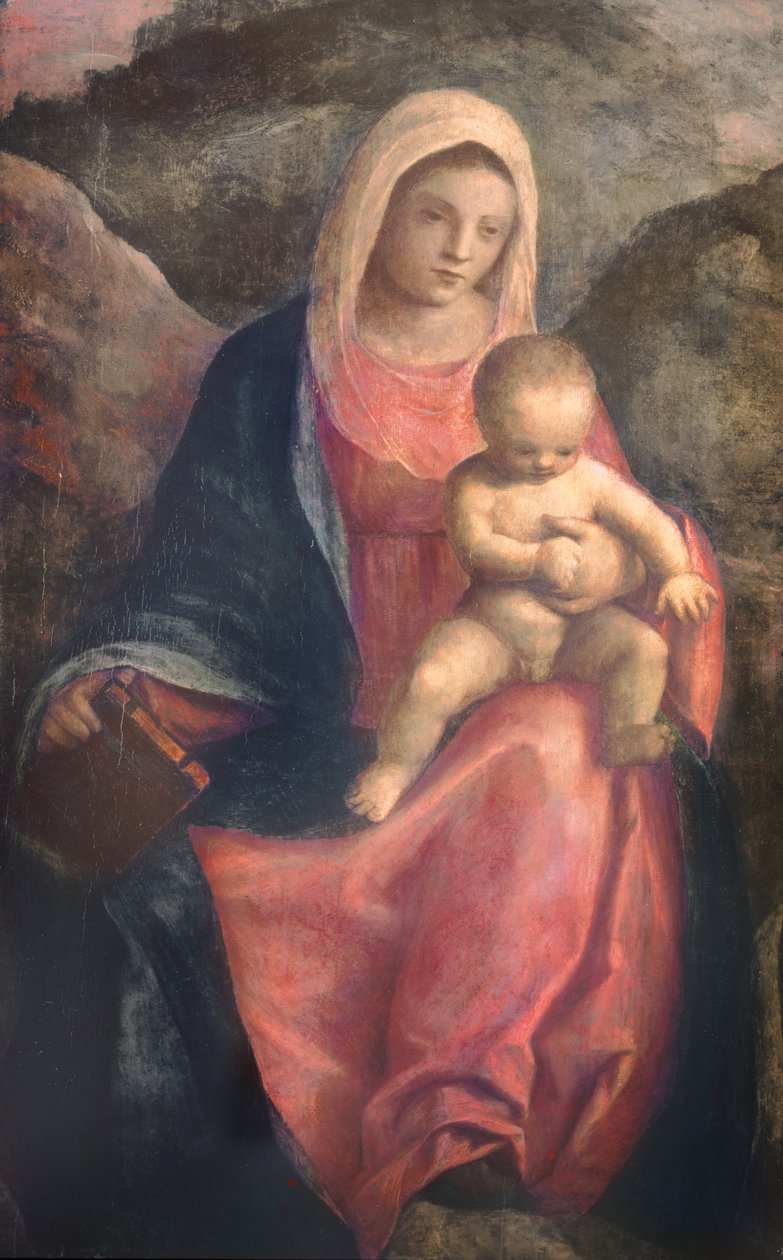 Madonna og barn (panel) av Giovanni Bellini