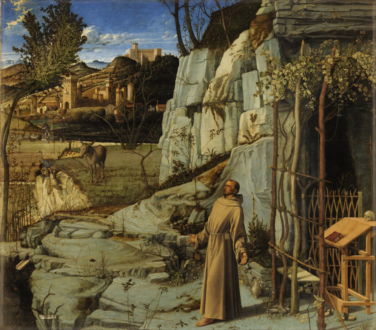Saint Francis i ørkenen av Giovanni Bellini