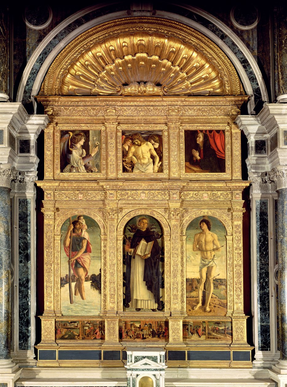 St. Vincent Ferrer altertavle, ca. 1465 (polyptyk) av Giovanni Bellini
