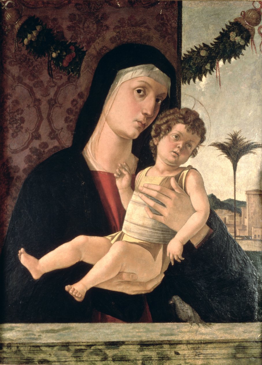 Madonnaen med vakre øyne av Giovanni Bellini