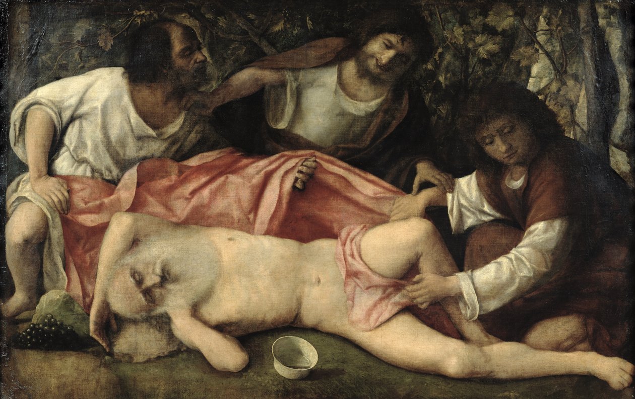 Hån mot Noah av Giovanni Bellini