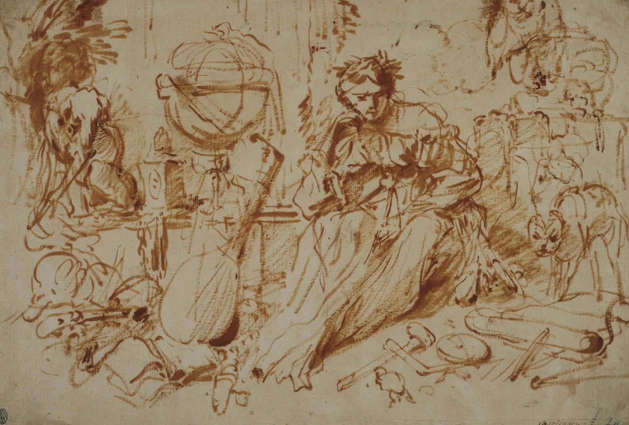 Melankoli av Giovanni Benedetto Castiglione