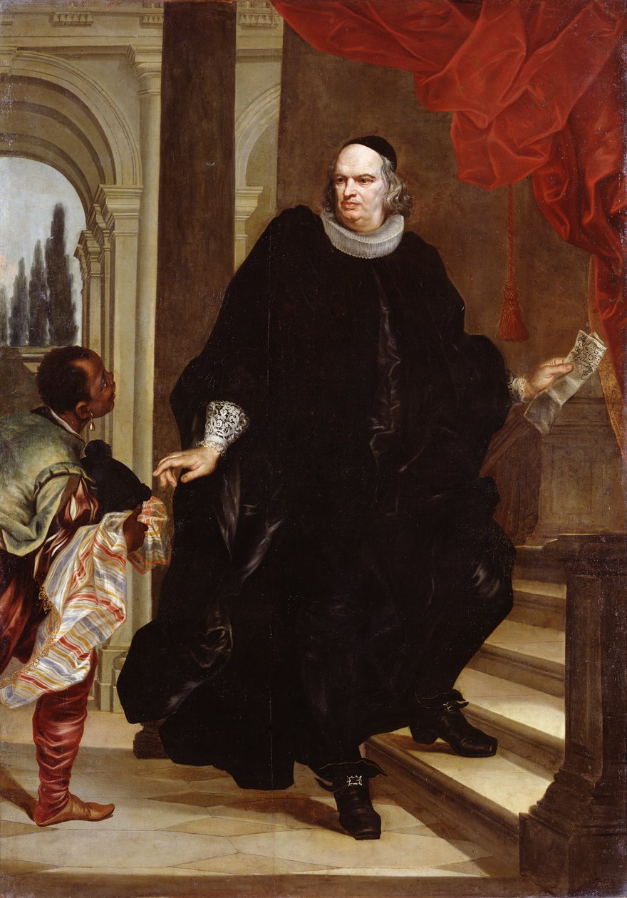 Portrett av P. Franzone av Giovanni Bernardo Carboni