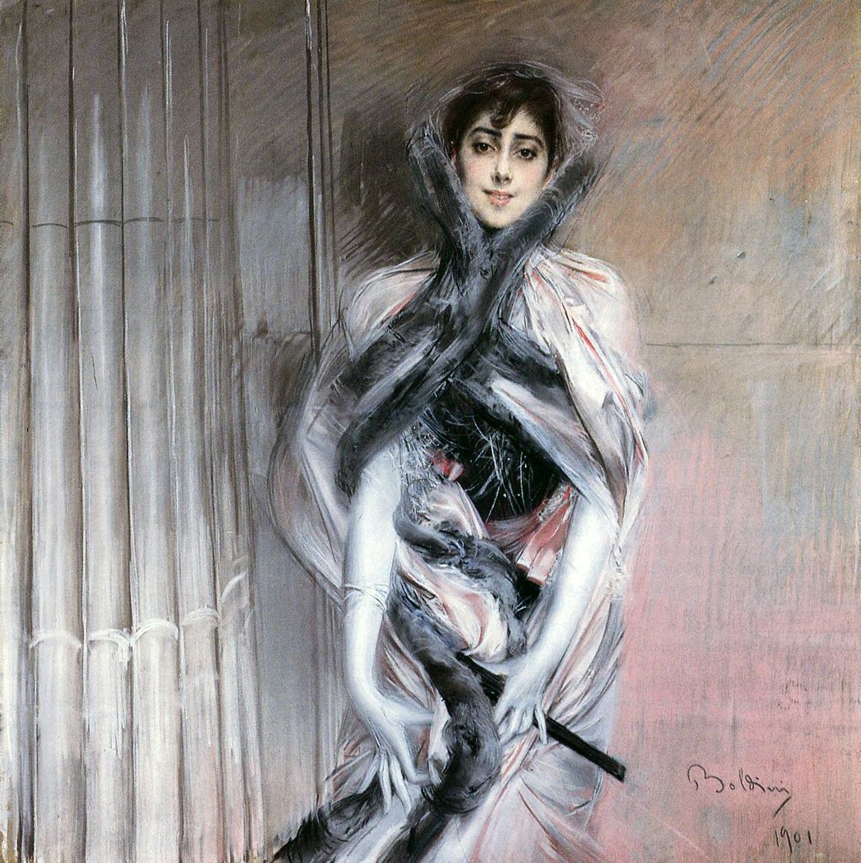Emiliana Concha de Ossa, 1901 (pastell på lerret) av Giovanni Boldini