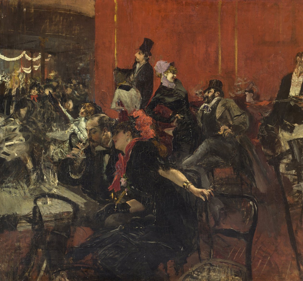 Festscene av Giovanni Boldini