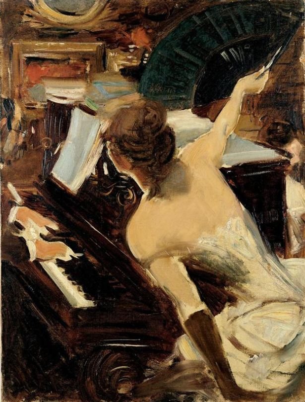 Mondona -sangeren av Giovanni Boldini