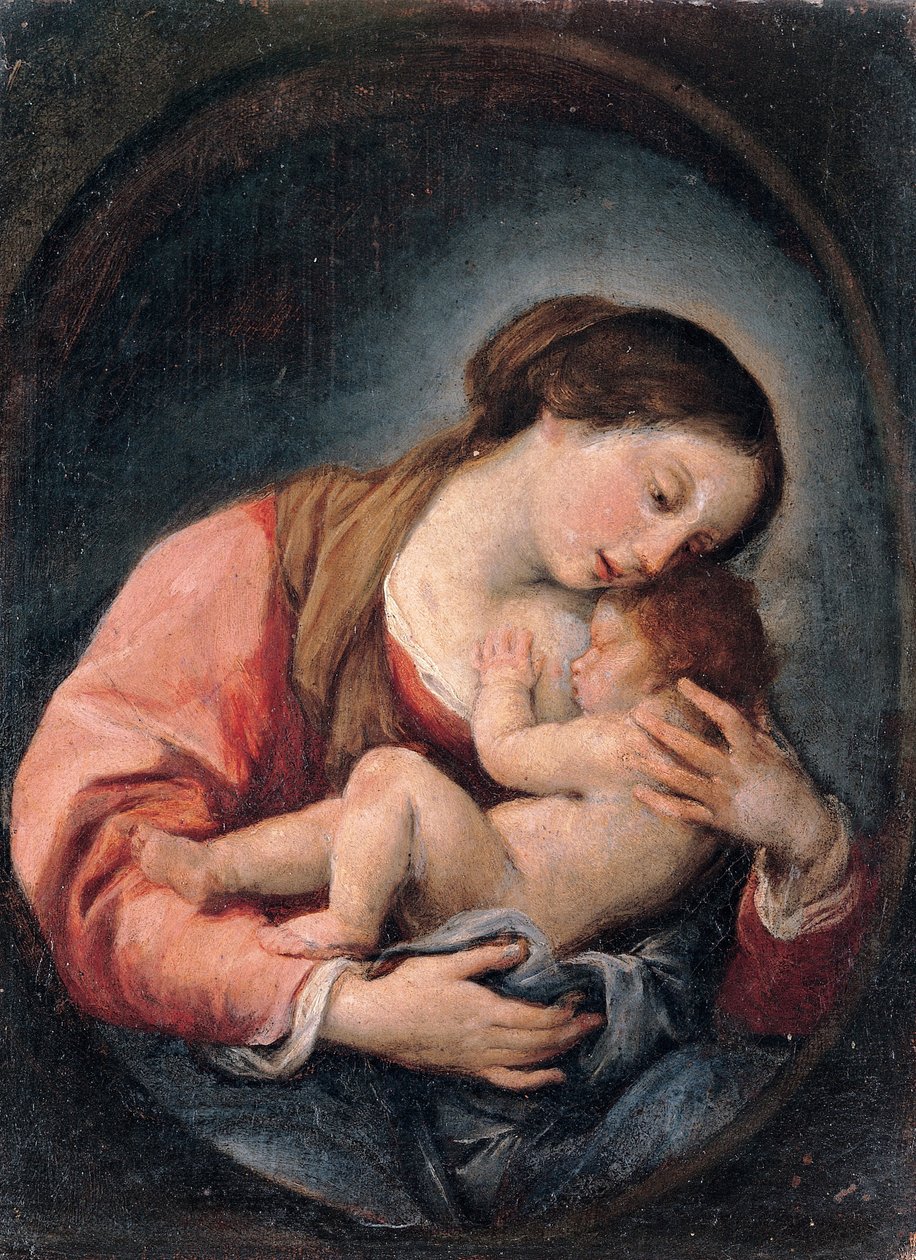 Madonna med barnet av Giovanni Battista Bonacina