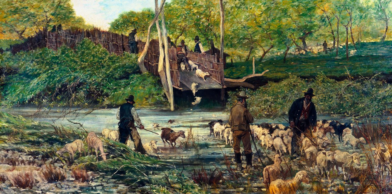 Sauer som hopper av Giovanni Fattori