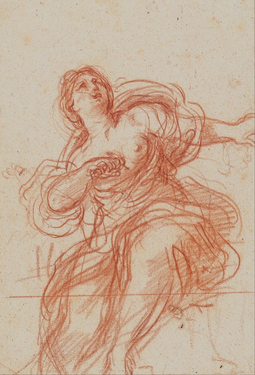Lucretias død av Giovanni Francesco Barbieri