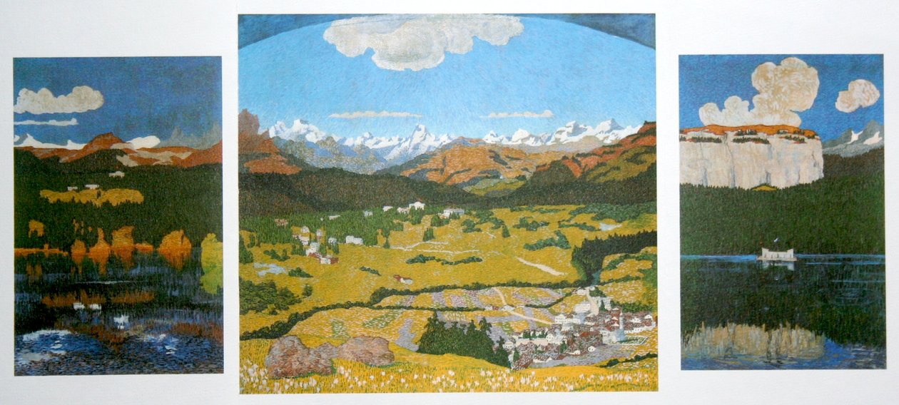 Flims Panorama Engelsk: The Flims Panorama av Giovanni Giacometti