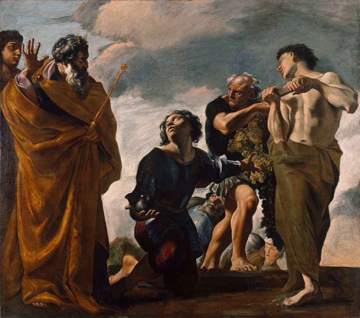 Moses og sendebudene fra Kanaän av Giovanni Lanfranco