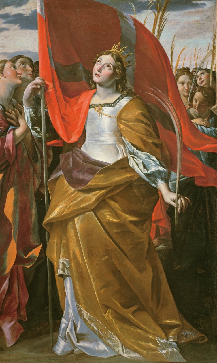 St. Ursula og jomfruene av Giovanni Lanfranco