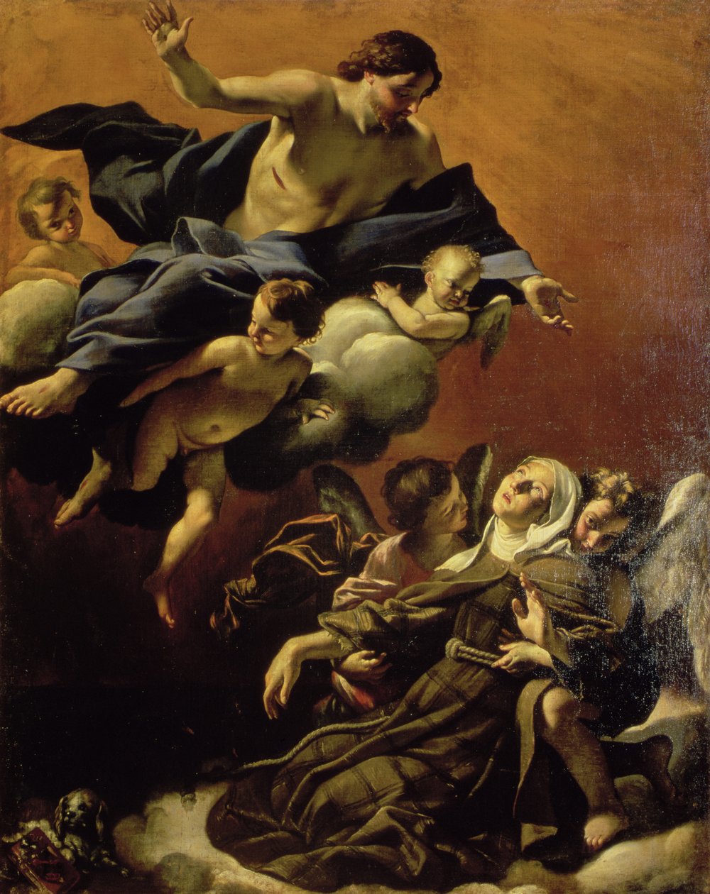 Ekstasen til St. Margaret av Cortona av Giovanni Lanfranco