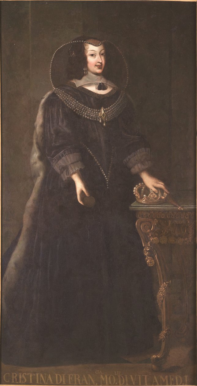 Portrett av Christina av Frankrike av Giovanni Panealbo or Panalbo
