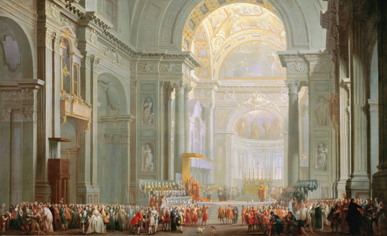 Interiør av en St. Peter