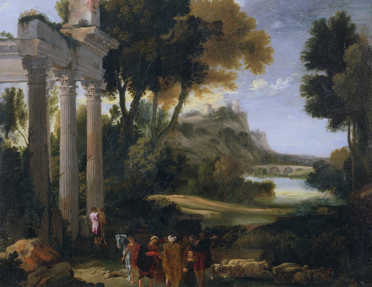 Klassisk landskap, 1760 av Giovanni Paolo Pannini