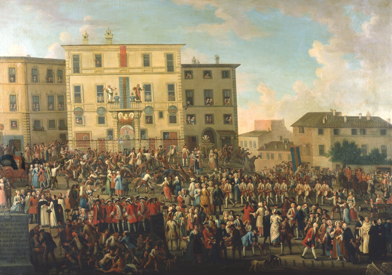Festival i hagen til Palazzo Rospigliosi av Giovanni Reder