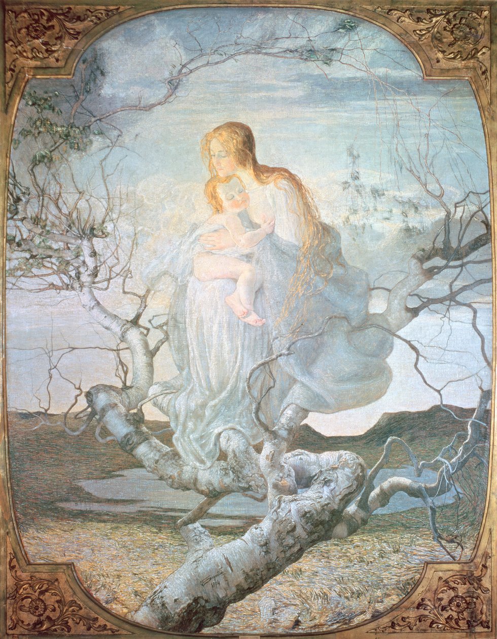 Livets engel, 1894 av Giovanni Segantini