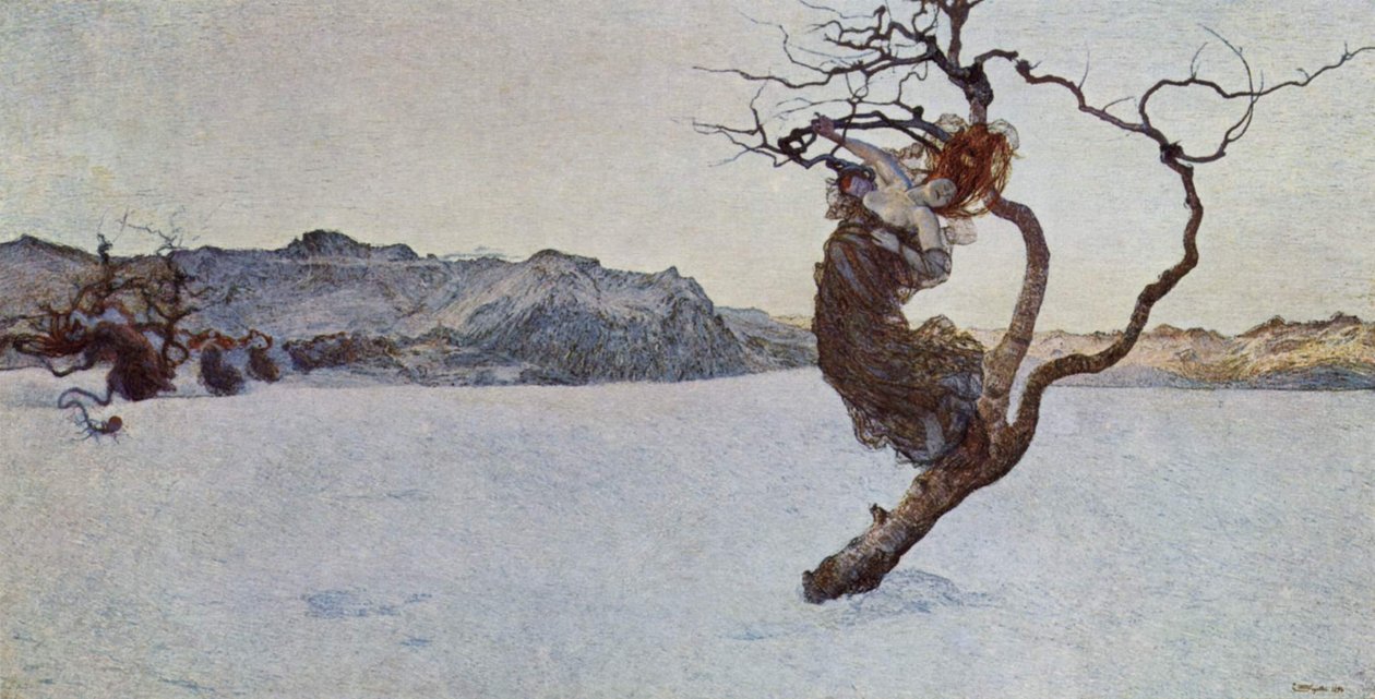 De onde mødrene av Giovanni Segantini