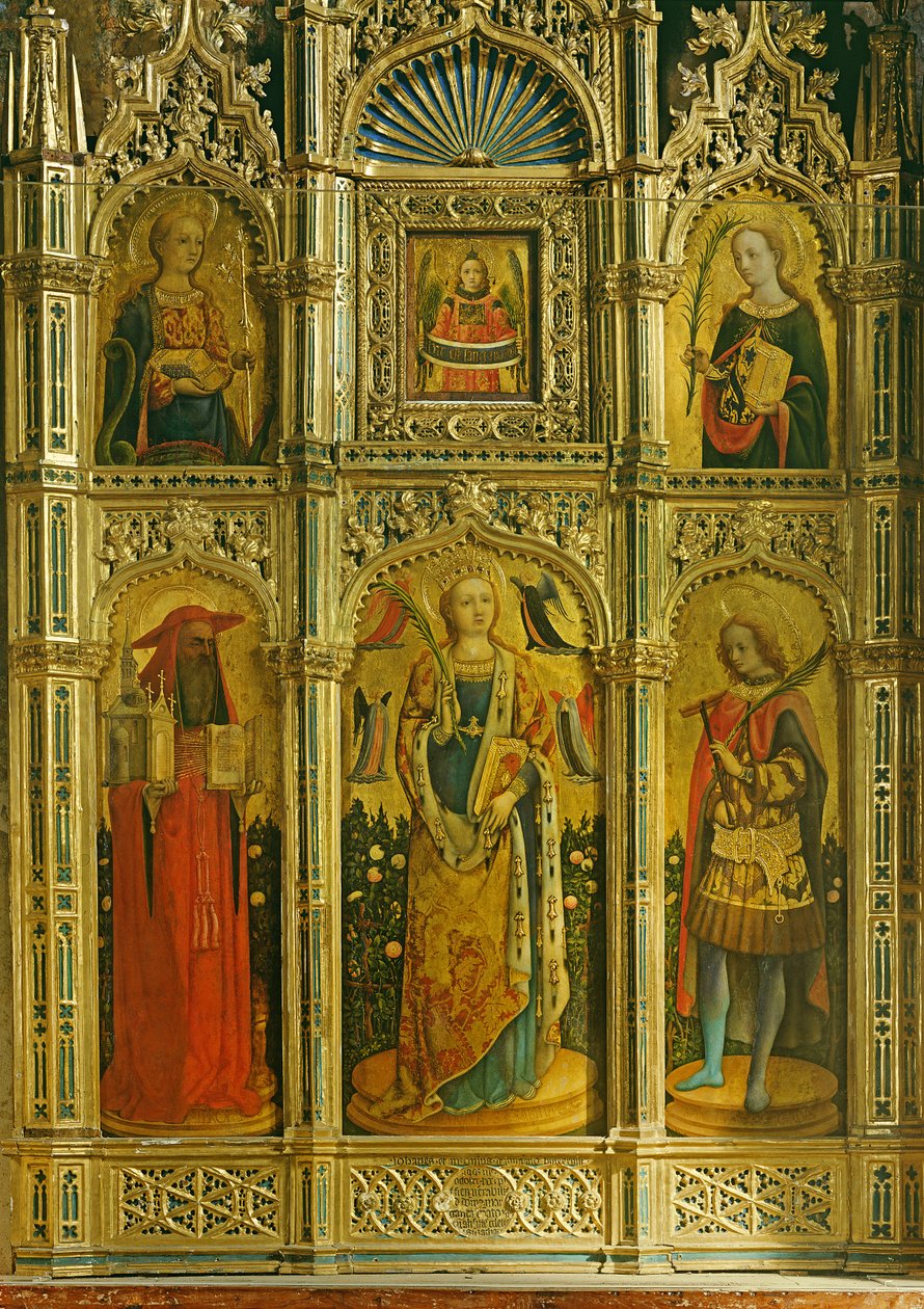 St. Sabina altertavle, 1443 av Giovanni and Antonio da Murano