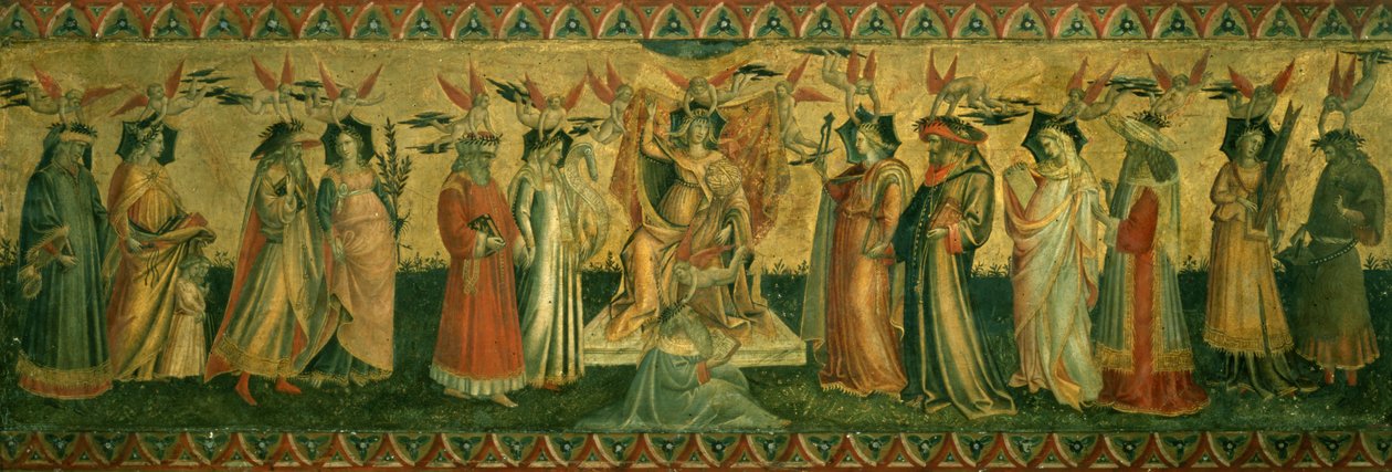 De syv liberale kunster, ca. 1435 av Giovanni dal Ponte