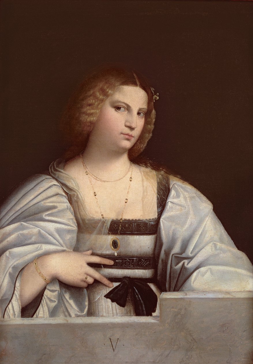 Portrett av en jente av Giovanni de Busi Cariani
