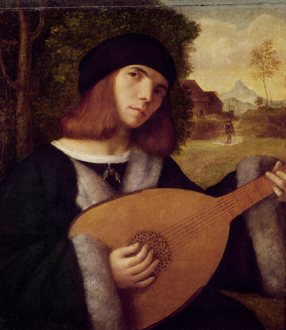 Lutespilleren av Giovanni de Busi Cariani