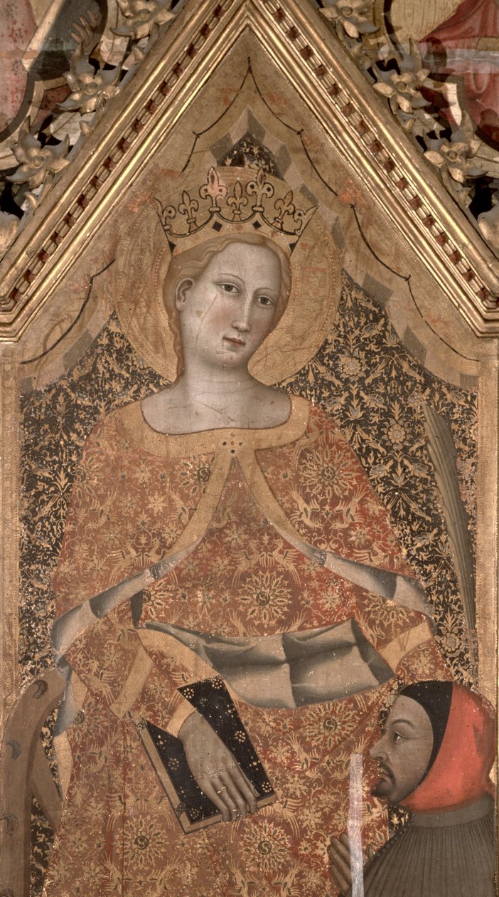 St. Katarina av Alexandria tempera på paneldetalj av 139088 av Giovanni di Niccolo del Biondo