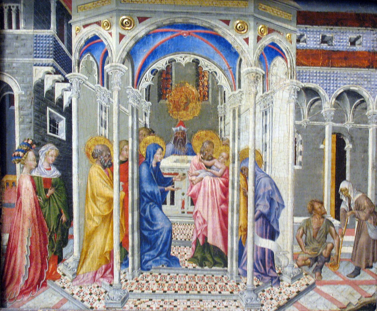 Presentasjonen av Kristus i templet av Giovanni di Paolo