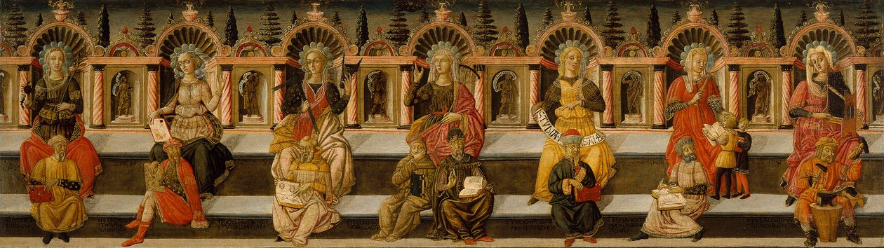 De syv liberale kunstene av Giovanni ser Giovanni di Guidi