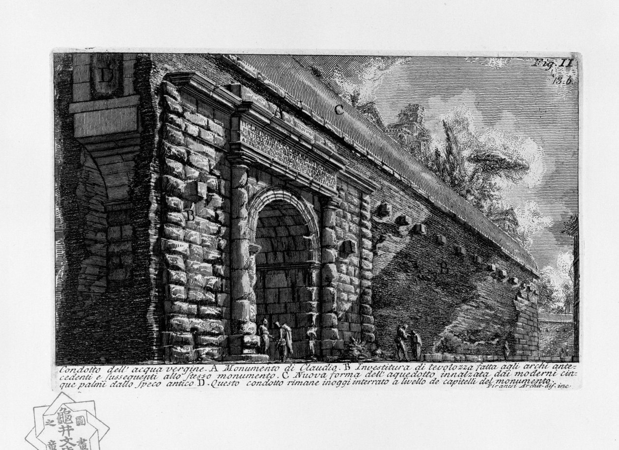 Virgin vannledning av Giovanni Battista Piranesi