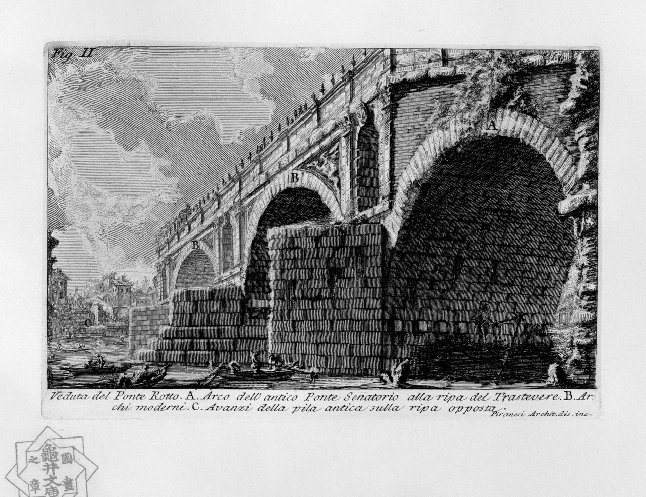 Broken Bridge av Giovanni Battista Piranesi