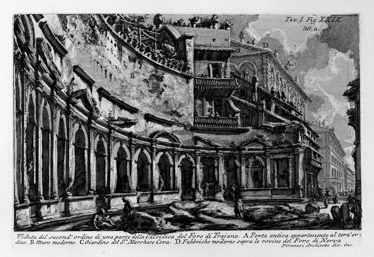 Trajans marked av Giovanni Battista Piranesi