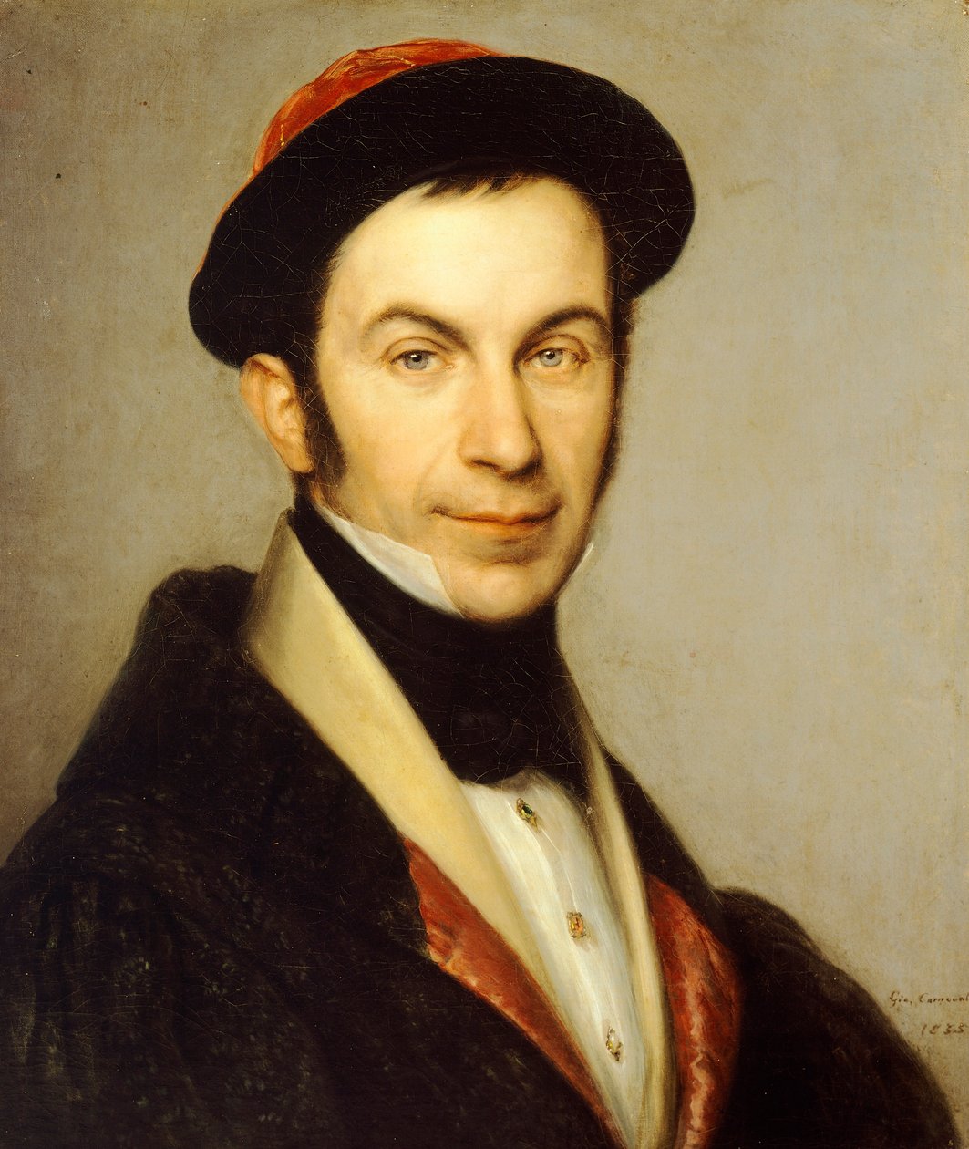 Portrett av Guglielmo Lochis av Giovanni Carnovali